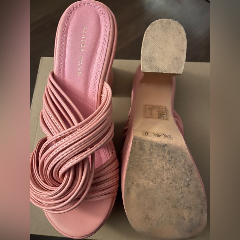 Azalea Wang elegant pink sandals
